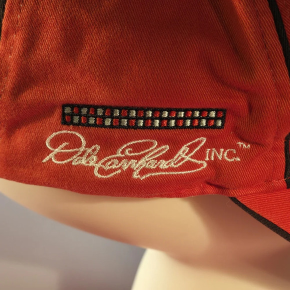 Dale Earnhart Jr. #8 Red Nascar Racing Hat/Cap w/ Black Trim - Picture 3 of 13